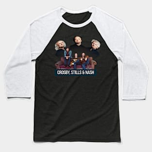 crosby, stills and nash old vs new 1 Baseball T-Shirt